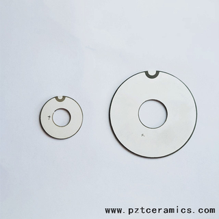 Wrap Around Electrode 1.25MHz Piezo Ring Big Dimension Thin Thickness